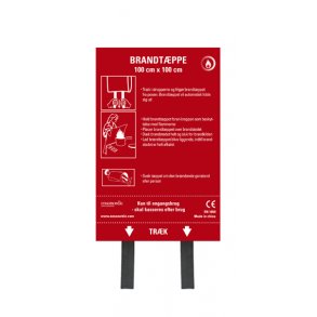 Brandt�ppe/ 200 - 100x100 cm.