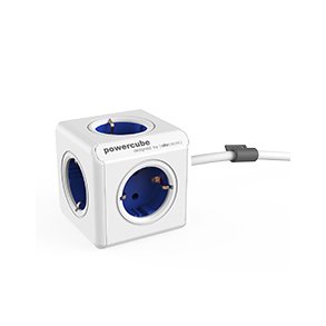 PowerCube extended - 5 udtag 1,5 meter ledning - Bl