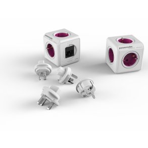 PowerCube Rewirable - 5 udtag INCL. adaptere