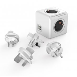 PowerCube Rewirable USB - 4 udtag - incl. Adapter