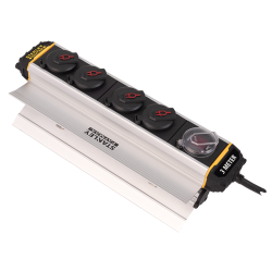 Stanley stikdse 4-stik med 3 m. Ledning